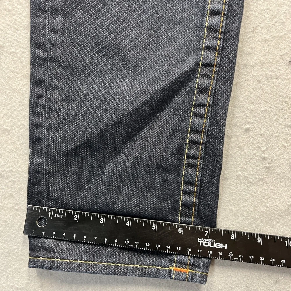 True Religion Jeans Mens 32x34 Dark Blue Section Skinny Stretch Denim World Tour